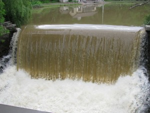 The mill pond dam
