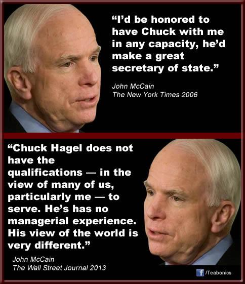 Two faces of John McCain