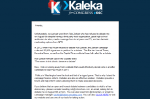 Amar Kaleka's deceptive email